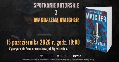 Magdalena Majcher spotka się z czytelnikami